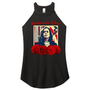 Kamala Flor Roses Kamala 2024 IM With Her Women's Perfect Tri Rocker Tank