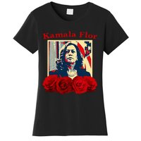 Kamala Flor Roses Kamala 2024 IM With Her Women's T-Shirt