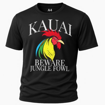 KAUAI FUNNY ROOSTER BEWARE JUNGLE FOWL VINTAGE HAWAII ISLAND Performance Shirt