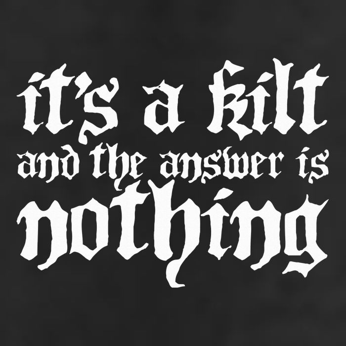 Kilt Funny Renaissance Festival 7 Panel Mesh Trucker Snapback Hat