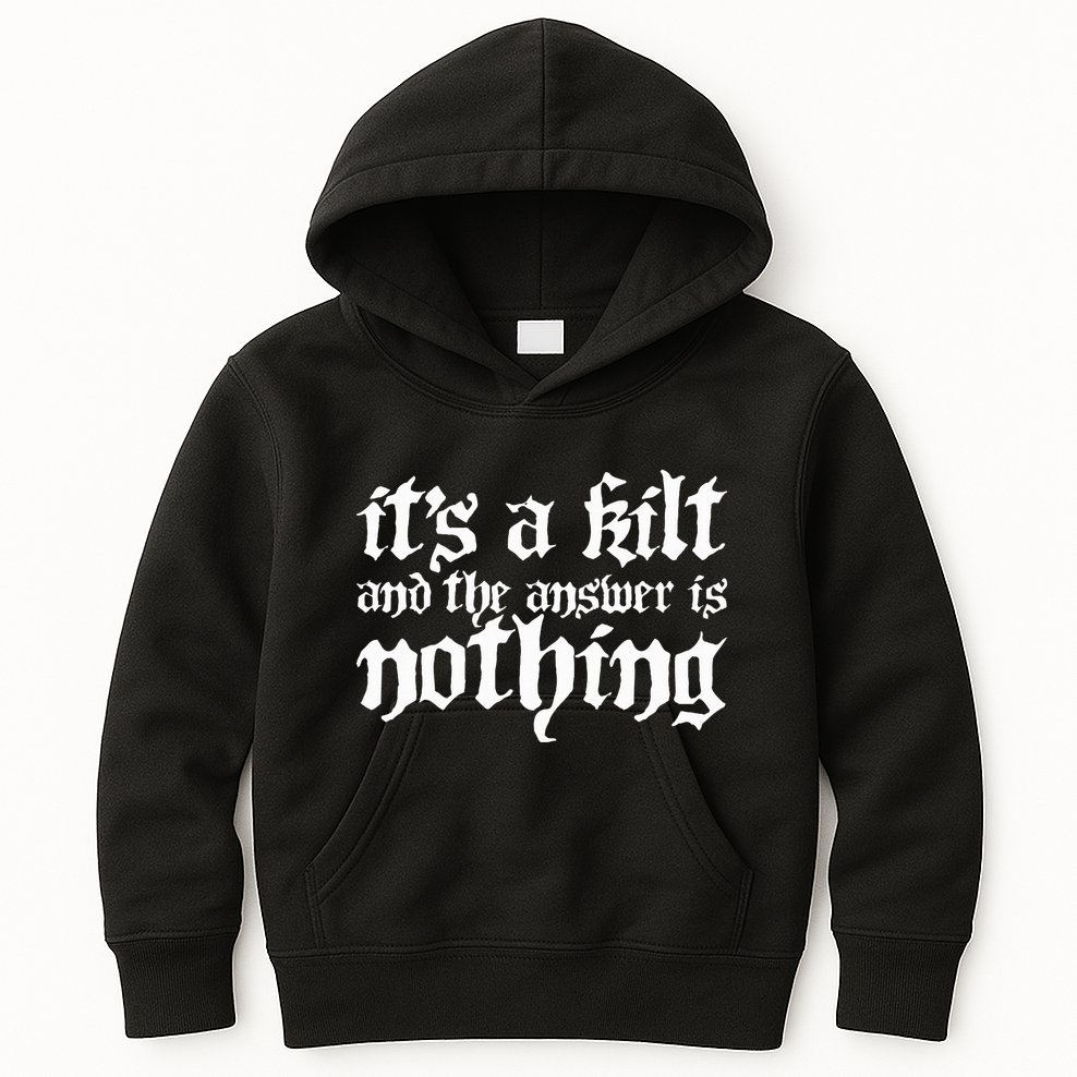 Kilt Funny Renaissance Festival Kids Hoodie