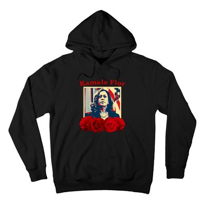 Kamala Flor Roses Kamala 2024 Im With Her Hoodie