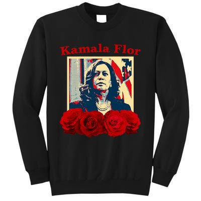 Kamala Flor Roses Kamala 2024 Im With Her Sweatshirt