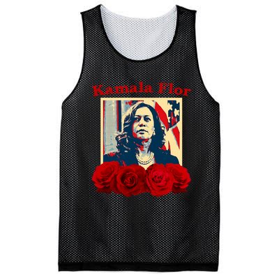 Kamala Flor Roses Kamala 2024 Im With Her Mesh Reversible Basketball Jersey Tank