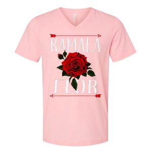 Kamala Flor Roses 2024 IM With Her V-Neck T-Shirt