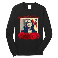 Kamala Flor Roses Kamala 2024 IM With Her Long Sleeve Shirt