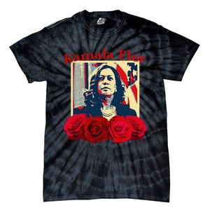 Kamala Flor Roses Kamala 2024 IM With Her Tie-Dye T-Shirt