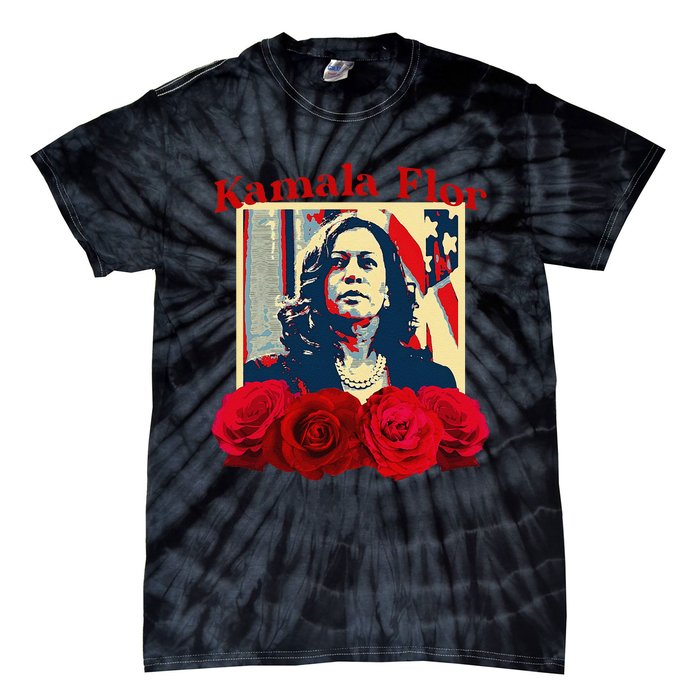 Kamala Flor Roses Kamala 2024 IM With Her Tie-Dye T-Shirt