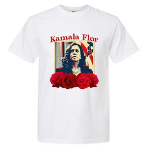 Kamala Flor Roses Kamala 2024 IM With Her Garment-Dyed Heavyweight T-Shirt