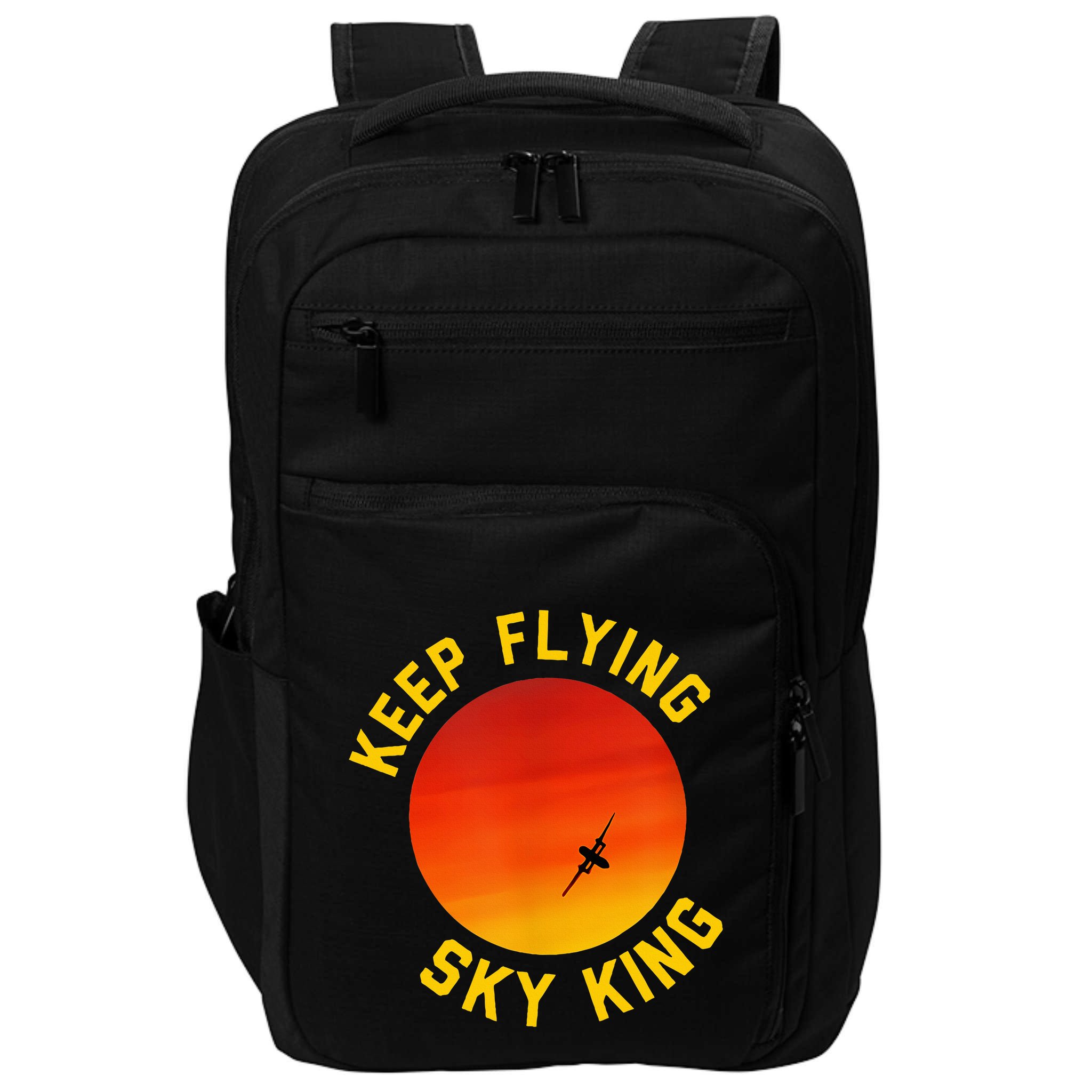 Keep Flying Sky King Funny Design Impact Tech Backpack
