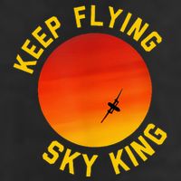 Keep Flying Sky King Funny Design 11oz C Handle Ceramic Mug