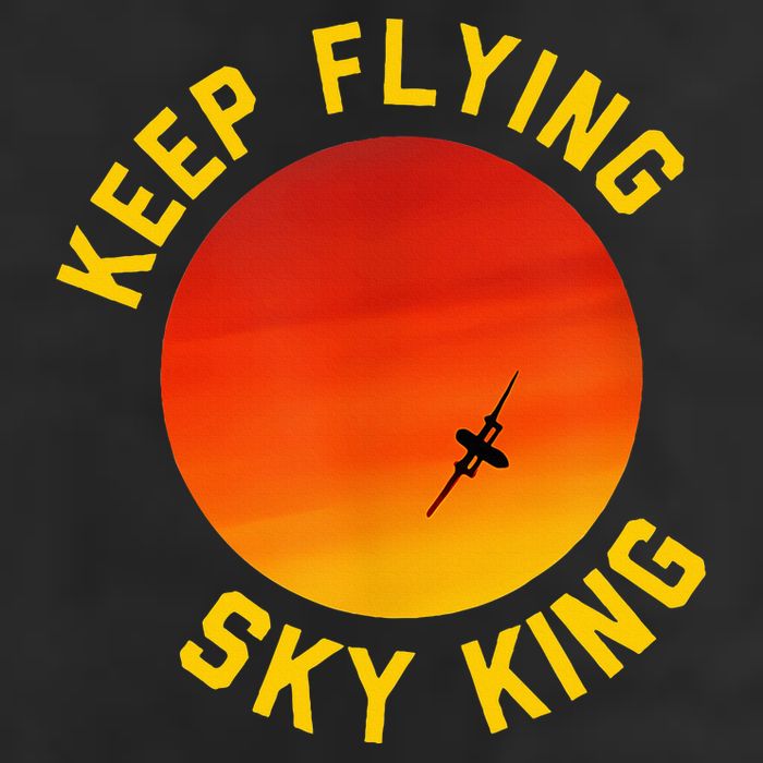 Keep Flying Sky King Funny Design 11oz C Handle Ceramic Mug