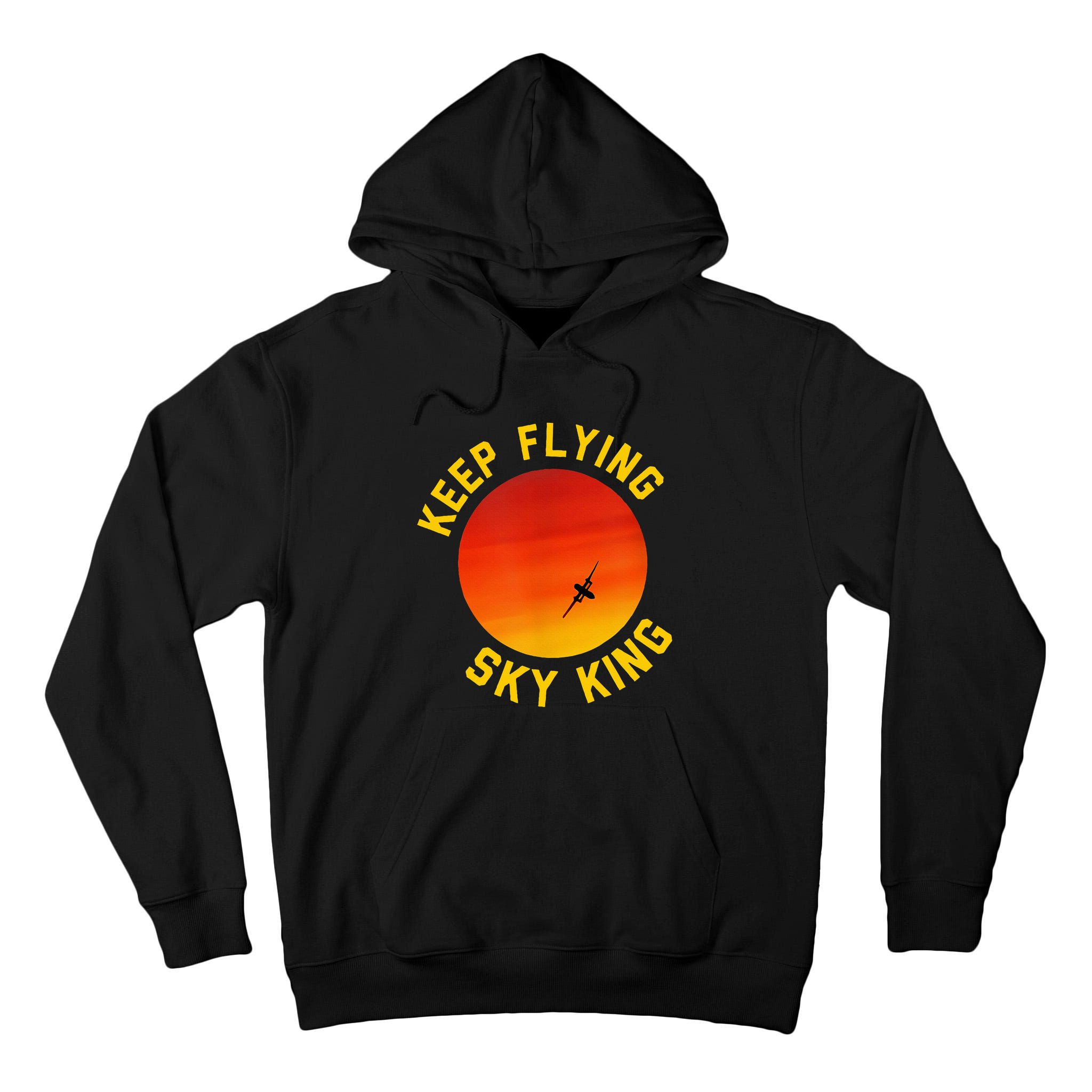 Keep Flying Sky King Funny Design Tall Hoodie