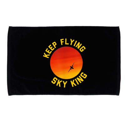 Keep Flying Sky King Funny Design Microfiber Hand Towel