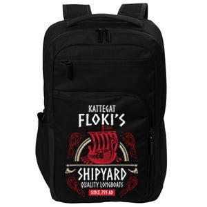 Kattegat Flokis Shipyard Gift Vikings And Norse Mythology Gift Impact Tech Backpack