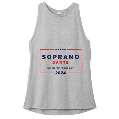 Kevin Finnerty Soprano Dante The Strong Silent Type 2024 Ladies PosiCharge Tri-Blend Wicking Tank