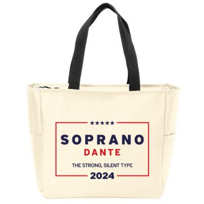 Kevin Finnerty Soprano Dante The Strong Silent Type 2024 Zip Tote Bag