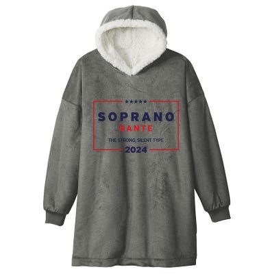 Kevin Finnerty Soprano Dante The Strong Silent Type 2024 Hooded Wearable Blanket