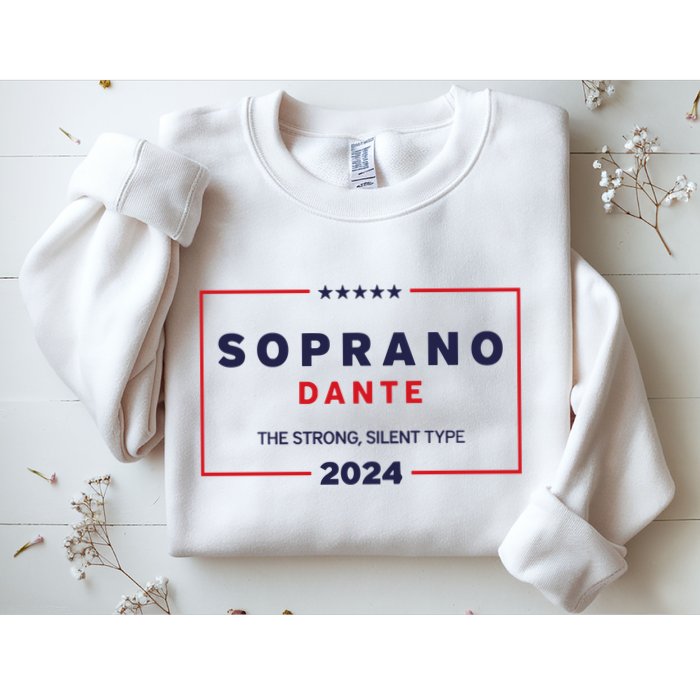 Kevin Finnerty Soprano Dante The Strong Silent Type 2024 Sweatshirt