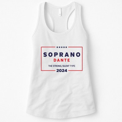 Kevin Finnerty Soprano Dante The Strong Silent Type 2024 Womens Tank Top