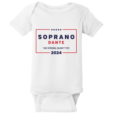 Kevin Finnerty Soprano Dante The Strong Silent Type 2024 Baby Bodysuit