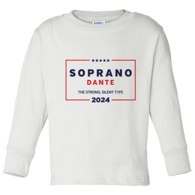 Kevin Finnerty Soprano Dante The Strong Silent Type 2024 Toddler Long Sleeve Shirt