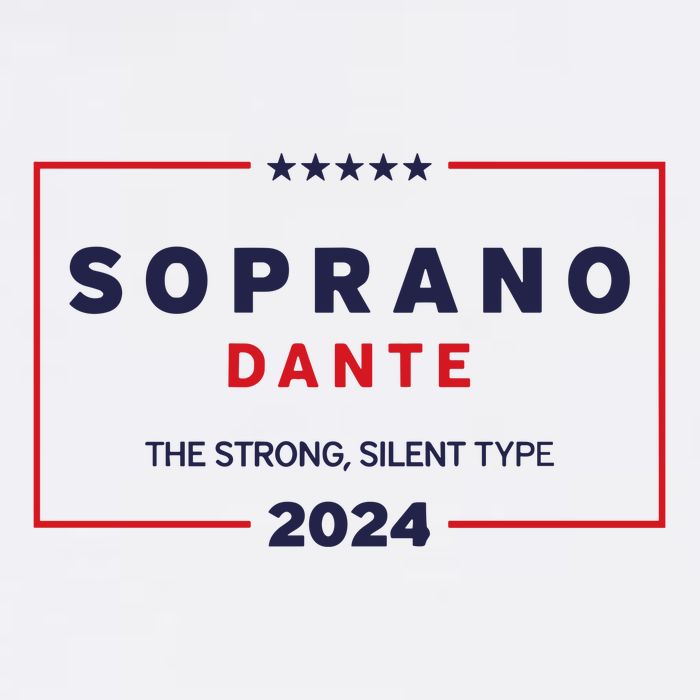 Kevin Finnerty Soprano Dante The Strong Silent Type 2024 Toddler T-Shirt