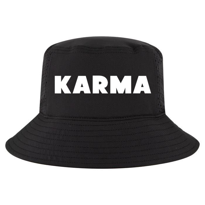 Karma Funny Sarcastic Cool Comfort Performance Bucket Hat