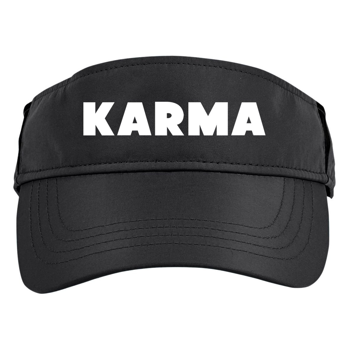 Karma Funny Sarcastic Adult Drive Performance Visor