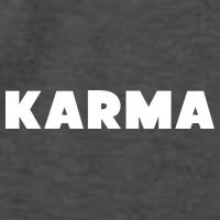 Karma Funny Sarcastic Vector Backpack