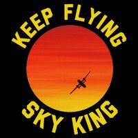 Keep Flying Sky King Aviation Pilot Airplane Impact Tech Backpack