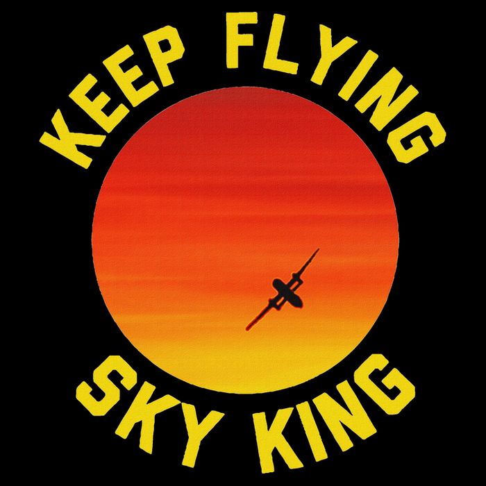 Keep Flying Sky King Aviation Pilot Airplane Impact Tech Backpack