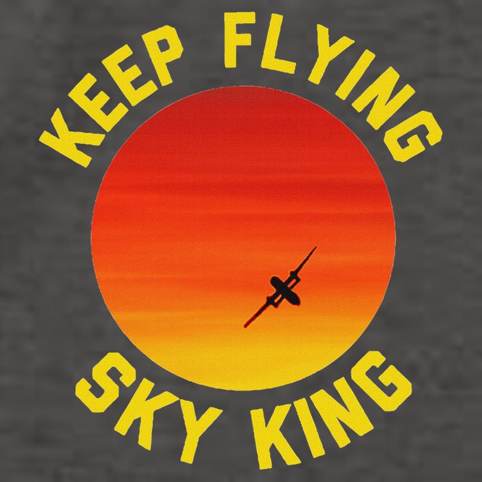 Keep Flying Sky King Aviation Pilot Airplane Vector Backpack