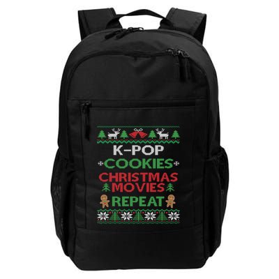 Kpop Fan South Korean Pop Music Lover Ugly Christmas Kpop Cool Gift Backpack