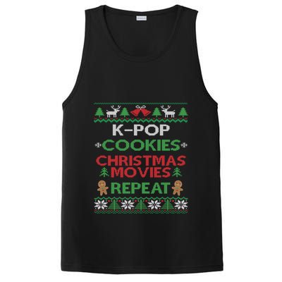 Kpop Fan South Korean Pop Music Lover Ugly Christmas Kpop Cool Gift PosiCharge Competitor Tank