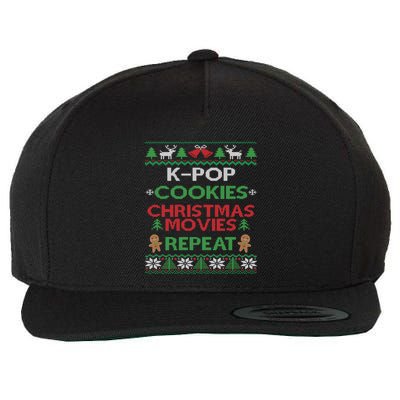 Kpop Fan South Korean Pop Music Lover Ugly Christmas Kpop Cool Gift Wool Snapback Cap