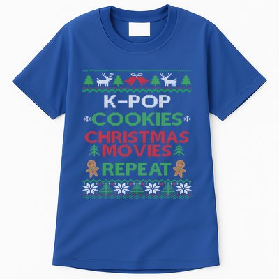 Kpop Fan South Korean Pop Music Lover Ugly Christmas Kpop Cool Gift Tall T-Shirt
