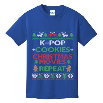 Kpop Fan South Korean Pop Music Lover Ugly Christmas Kpop Cool Gift Kids T-Shirt