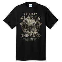 Kattegat Floki's Shipyards Quality Longboats Since 793 Ad Tall T-Shirt