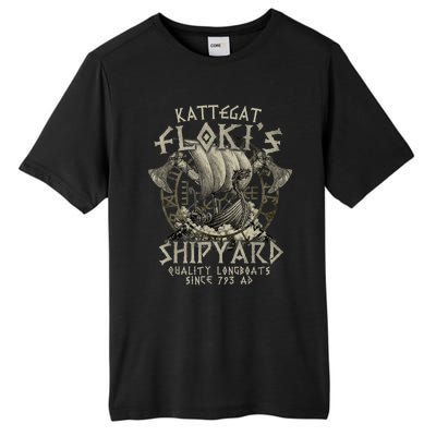 Kattegat Floki's Shipyards Quality Longboats Since 793 Ad Tall Fusion ChromaSoft Performance T-Shirt