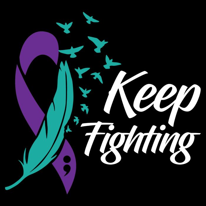 Keep Fighting Suicide Prevention Awareness Impact Tech Backpack