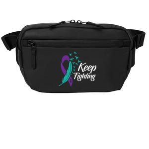 Keep Fighting Suicide Prevention Awareness Crossbody Pack