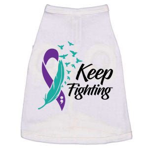 Keep Fighting Suicide Prevention Awareness Doggie Tank