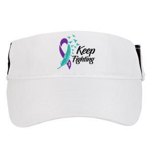 Keep Fighting Suicide Prevention Awareness Adult Drive Performance Visor