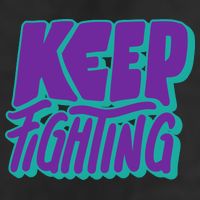 Keep Fighting Suicide Prevention Awareness Retro 7 Panel Mesh Trucker Snapback Hat