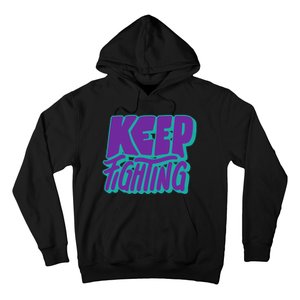 Keep Fighting Suicide Prevention Awareness Retro Hoodie