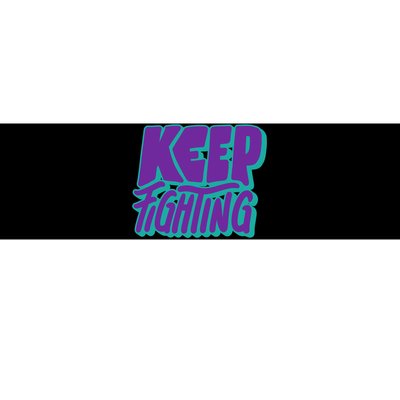 Keep Fighting Suicide Prevention Awareness Retro Bumper Sticker