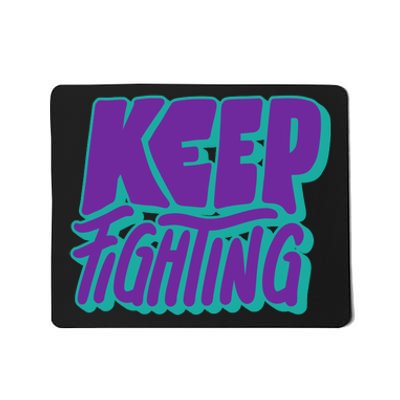 Keep Fighting Suicide Prevention Awareness Retro Mousepad