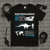 Kentrosaurus Fact Sheet Dinosaur Facts T-Shirt