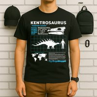 Kentrosaurus Fact Sheet Dinosaur Facts T-Shirt